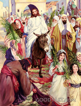 Jesus Rides Into Jerusalem