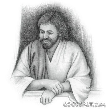 Jesus Smiling