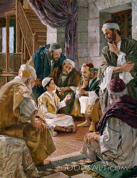 Jesus Speaks to the Learned Pharisees