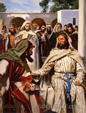 Jesus Teaches in the Temple