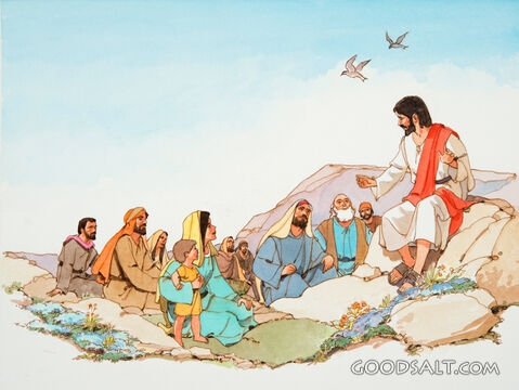 Jesus Teaches the People