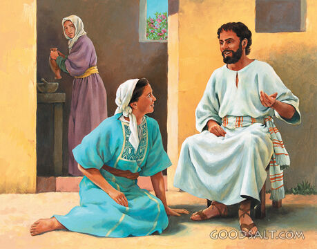 Jesus Visited Mary and Martha