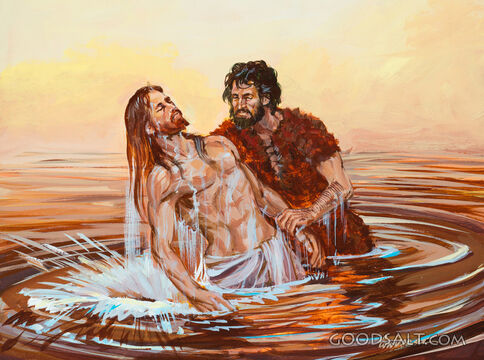 John Baptises Jesus