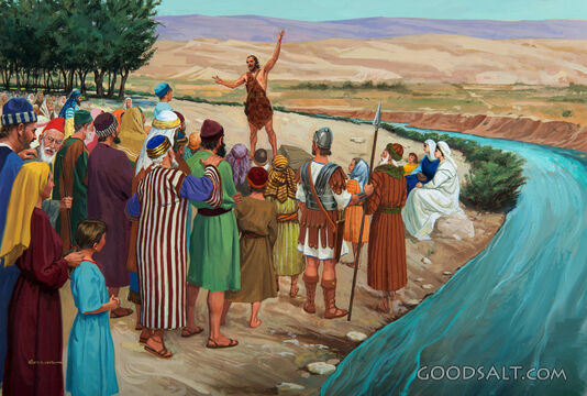 John Preaching Near Jericho