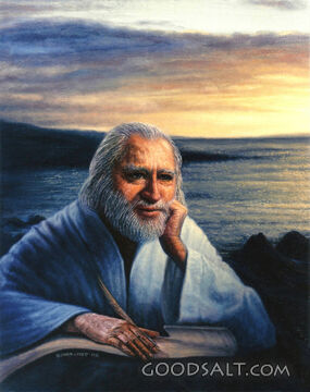 John Receiving the Revelation at Patmos