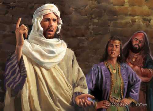 John the Baptist Speaks Before Herod