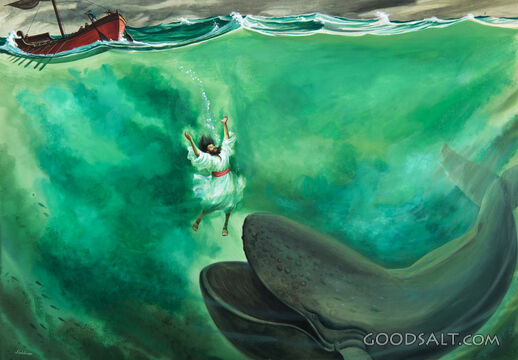 Jonah Swallowed by Whale
