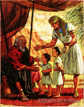 Joseph Presents His Sons to Jacob