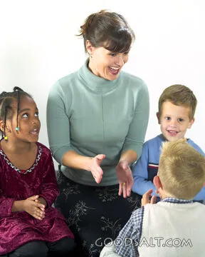 Children Clapping in Sunday School