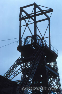 Mine Headframe Silhouette