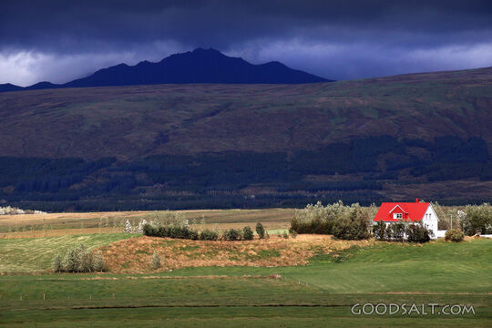 Shelter Beneath the Mountain Storm