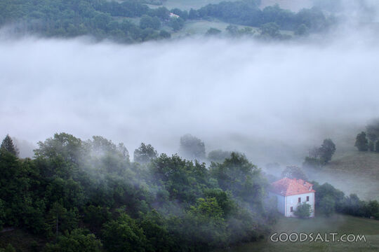House in the Morning Mist