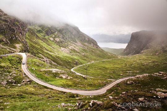 Road Through the Mountain Valley