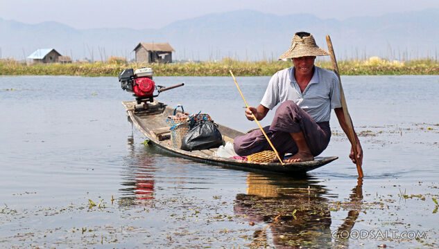 Fisherman on Quiet Waters