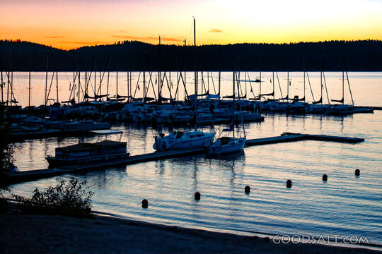 Evening Rest at the Harbor