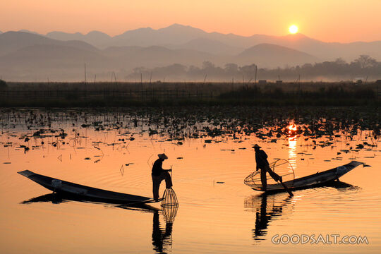 Fishermen at Sunrise