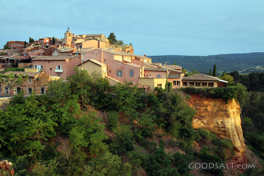 Village Set on a Hill