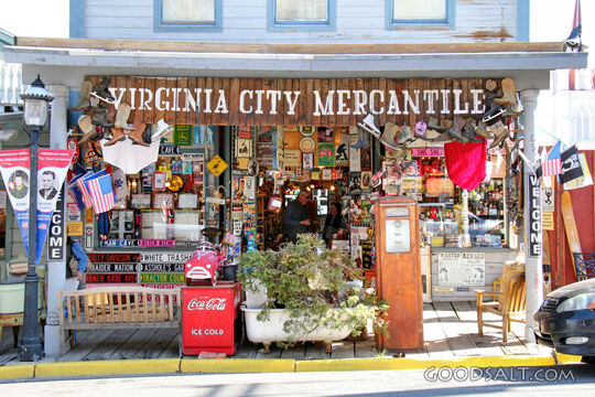 Virginia City Mercantile Storefront
