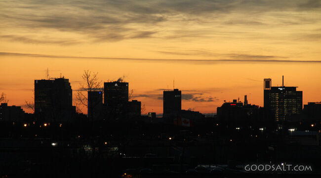 City Skyline at Dusk