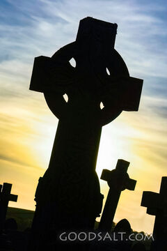 Celtic Cross at Sunset