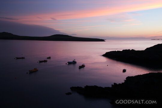 Quiet Harbor at Evening
