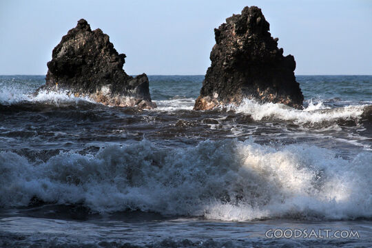 Rock of Refuge in the Waves
