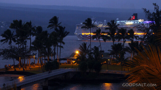 Harbor Lights at Dusk