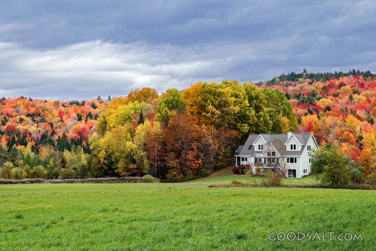 Autumn Homestead Under God’s Sky