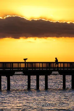 Sunset Watch on the Pier