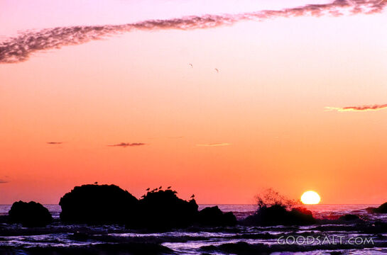 Sunset Over the Rocks of Creation