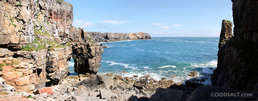Cliffs Beside the Open Sea