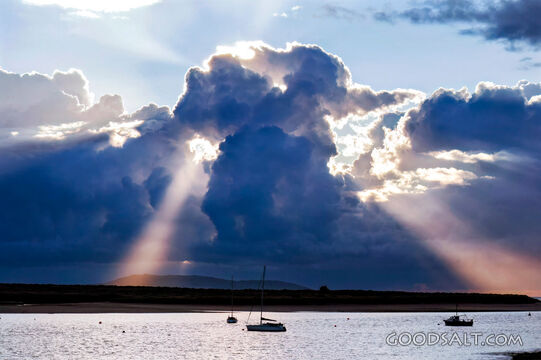 Rays of Glory Over Quiet Waters