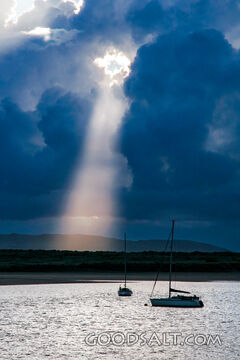 Light Breaking Over the Harbor