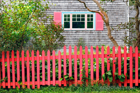 Cottage Garden Behind the Picket Fence