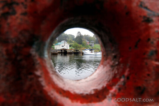 Harbor Seen Through the Opening