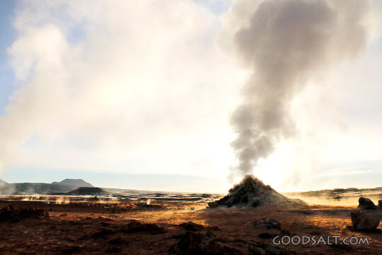 Steam Rising in the Wilderness