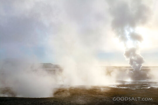 Mist Rising Over the Created Earth