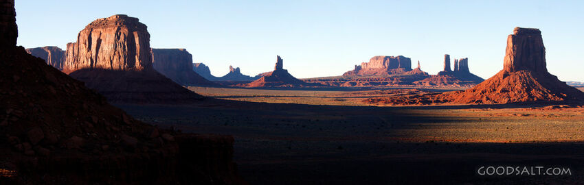 Desert Monuments at Dawn