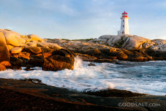 Lighthouse on the Rockbound Shore