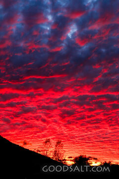 Crimson Heavens at Dusk