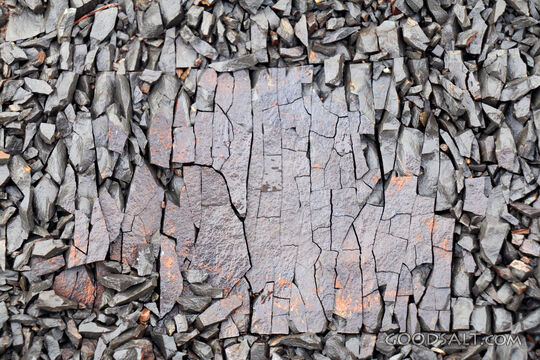 Fractured Stone Surface