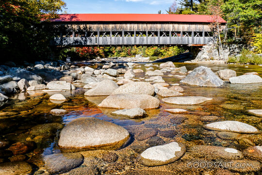 Covered Bridge Over Living Waters