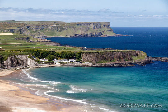 Cliffs Above the Sheltered Bay