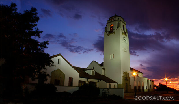 Church Tower at Twilight