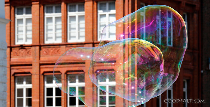 Fragile Bubbles of Passing Life
