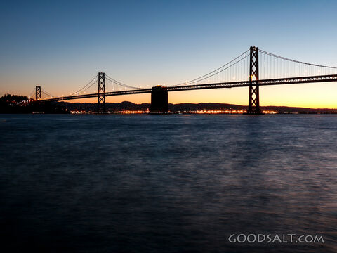 Bridge Over Evening Waters