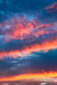 Heavens Ablaze at Sunset