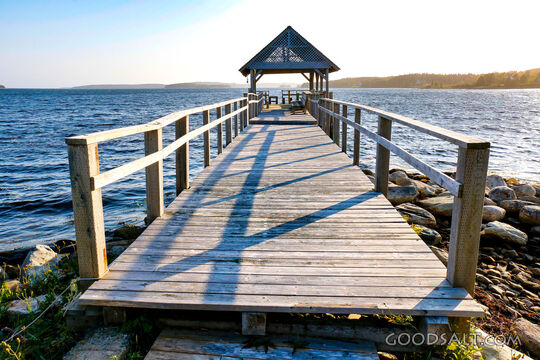 Quiet Pier at the Water’s Edge