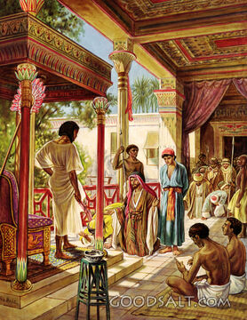 Judah Pleading before Joseph for his Brother Benjamin