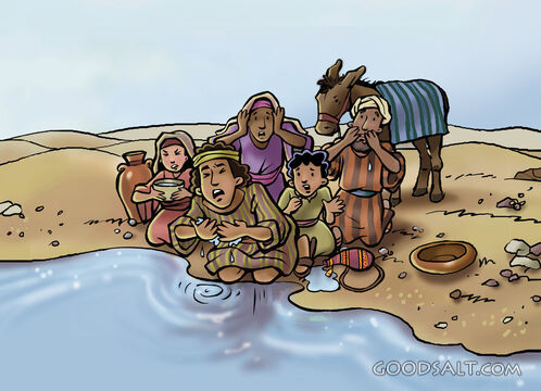 Israelites at the Bitter Waters of Marah